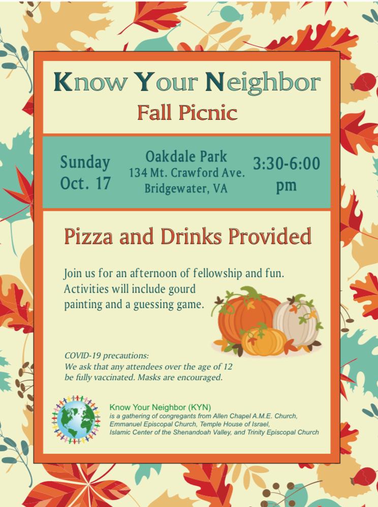 Meet Your Neighbor fall event